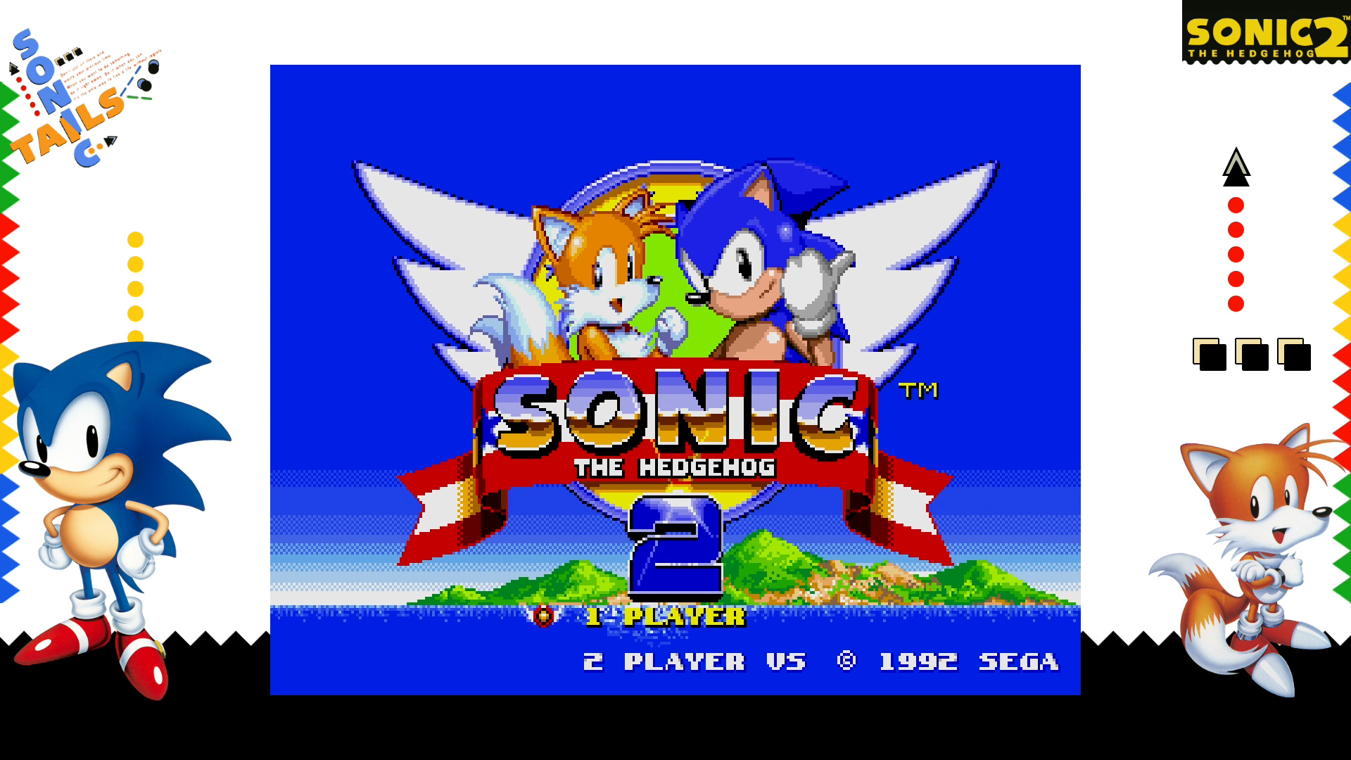 Sonic the hedgehog on sega genesis